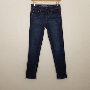 American Eagle Super Skinny Jeans Blue Size 2